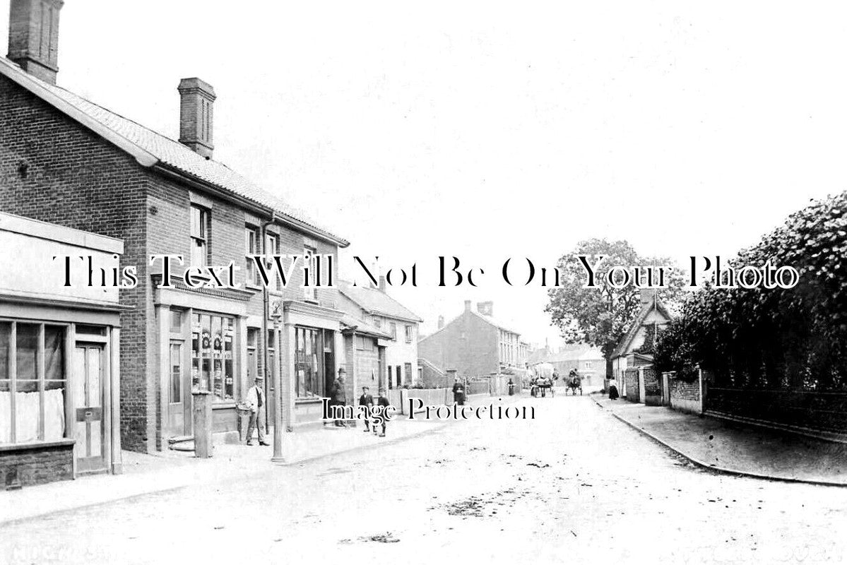 NF 3841 - High Street, Attleborough, Norfolk c1906