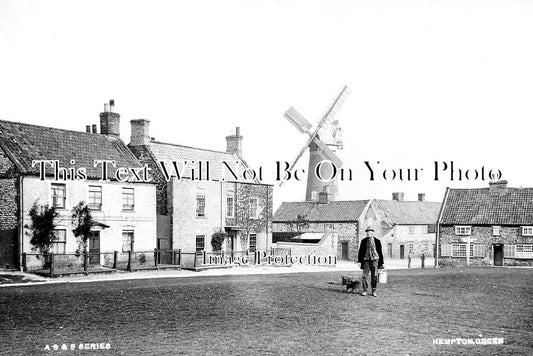 NF 3846 - Hempton Green, Windmill, Norfolk c1905