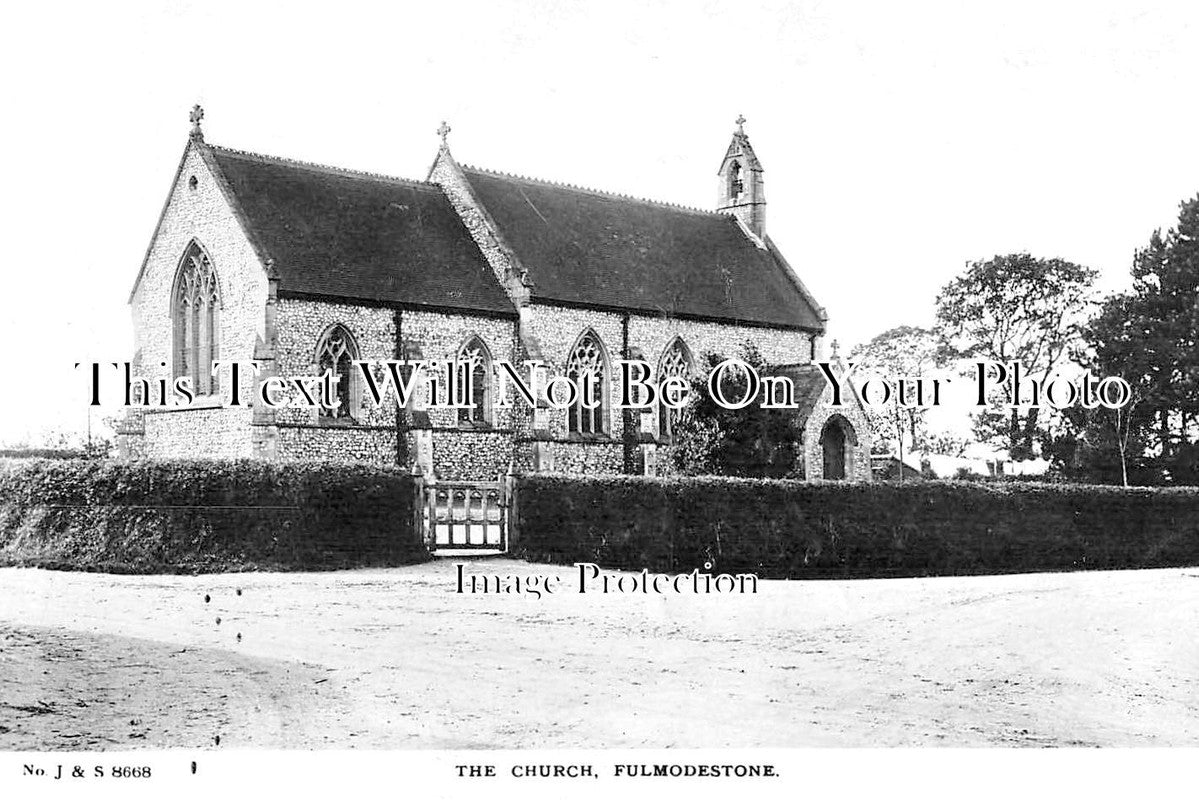 NF 3858 - The Church, Fulmodestone, Norfolk