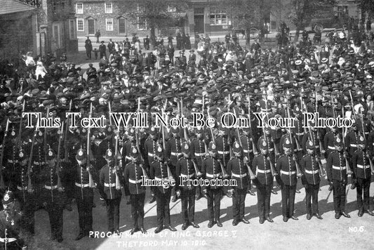 NF 3861 - Proclamation Of King George V, Thetford, Norfolk