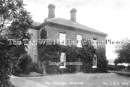 NF 3868 - The Vicarage, Ringland, Norwich, Norfolk c1914