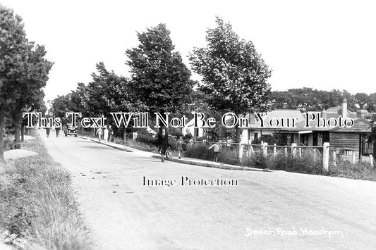 NF 3872 - Beach Road, Heacham Near Hunstanton, Norfolk c1932
