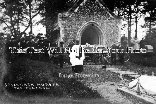 NF 388 - The Funeral, Spixworth Murder, Norfolk