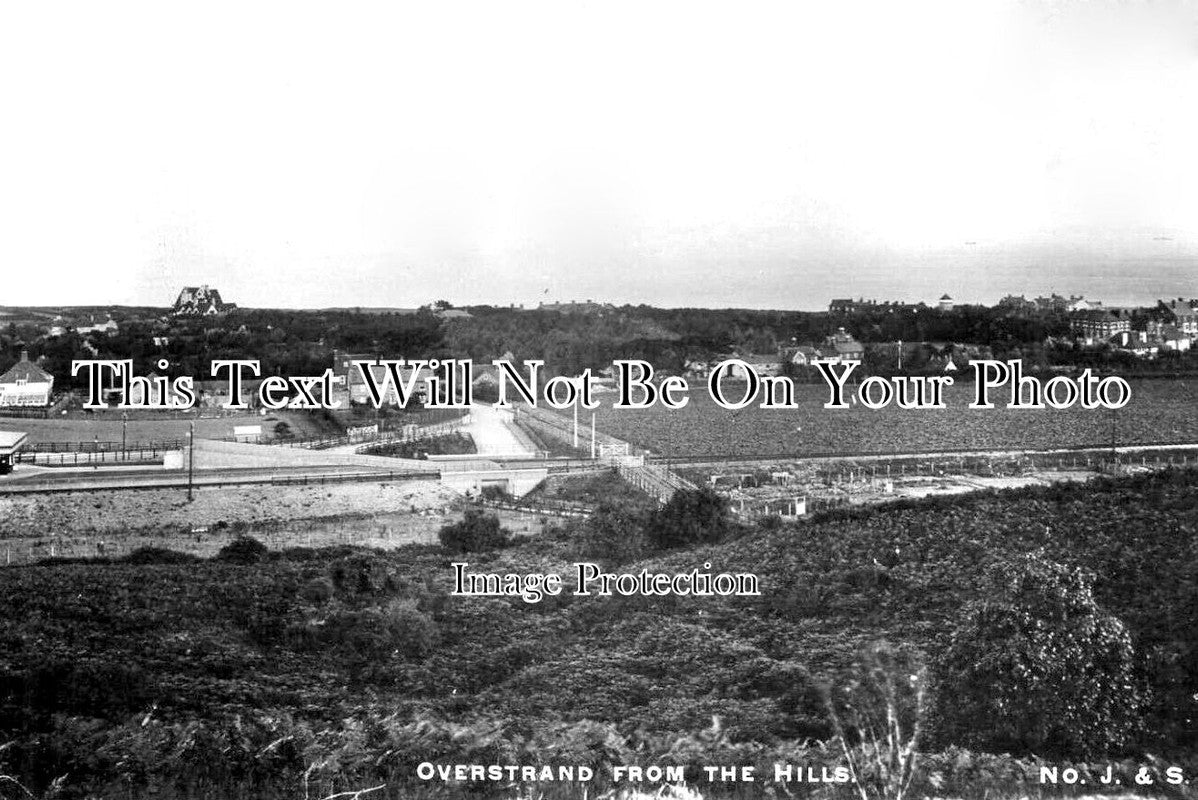 NF 3880 - Overstrand From The Hills, Norfolk c1913