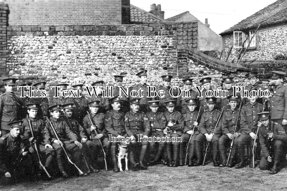 NF 3886 - Norfolk Cyclist Regiment, Wells Next The Sea, Norfolk 1914 WW1