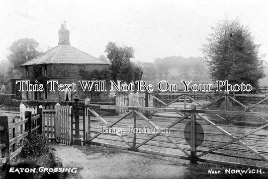 NF 391 - Eaton Railway Crossing, Near Norwich, Norfolk
