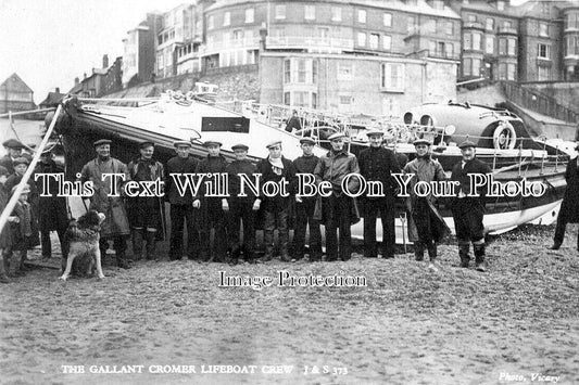 NF 3920 - The Gallant Cromer Lifeboat Crew, Norfolk c1925