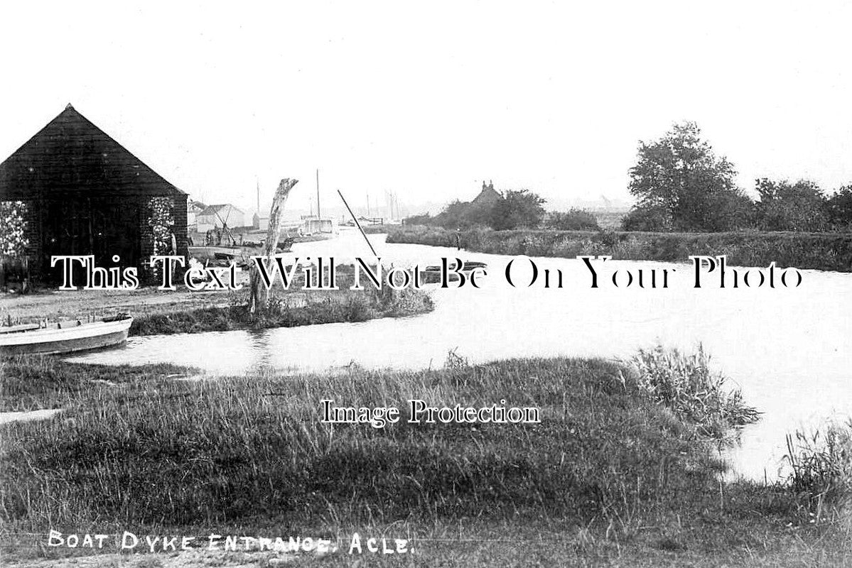 NF 3946 - Boat Dyke Entrance, Acle, Norfolk c1910