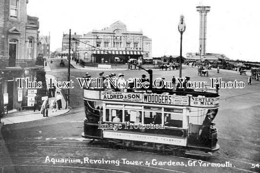NF 3955 - Aquarium, Revolving Tower & Gardens, Great Yarmouth, Norfolk