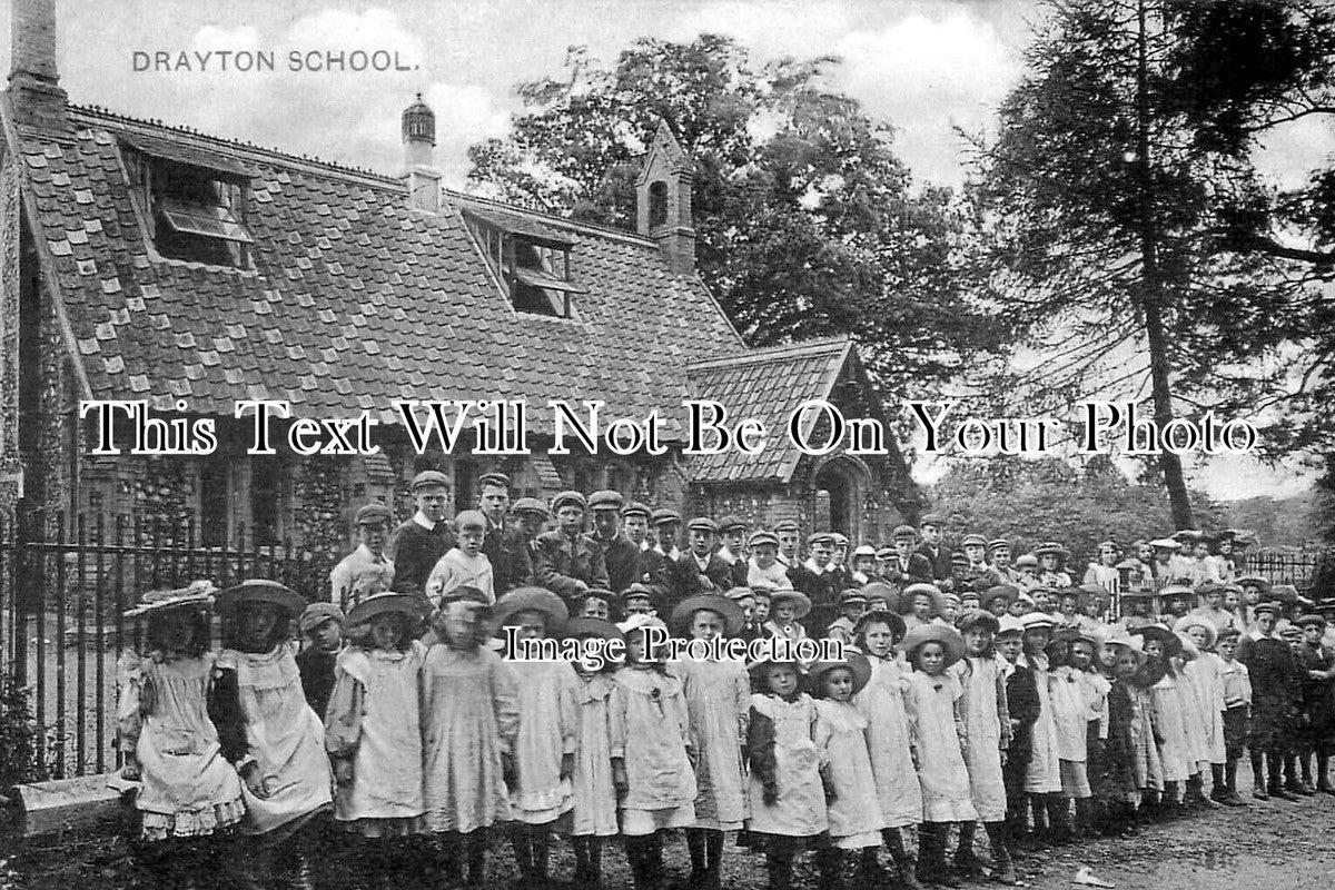 NF 3970 - Drayton School, Norfolk c1915