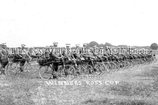 NF 3972 - Ross Cup Winners, Norfolk Cyclists, Norwich, Mousehold 1910