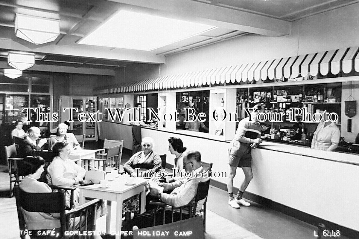 NF 3986 - The Cafe, Gorleston Super Holiday Camp, Norfolk
