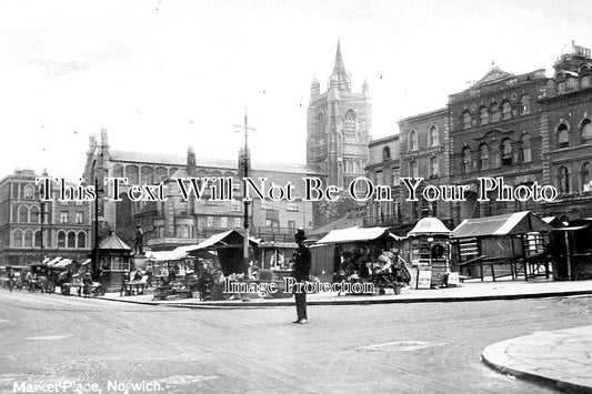 NF 4021 - Market Place, Norwich, Norfolk