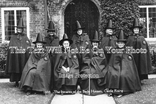 NF 4022 - The Inmates Of The Beds Houses, Castle Rising, Norfolk