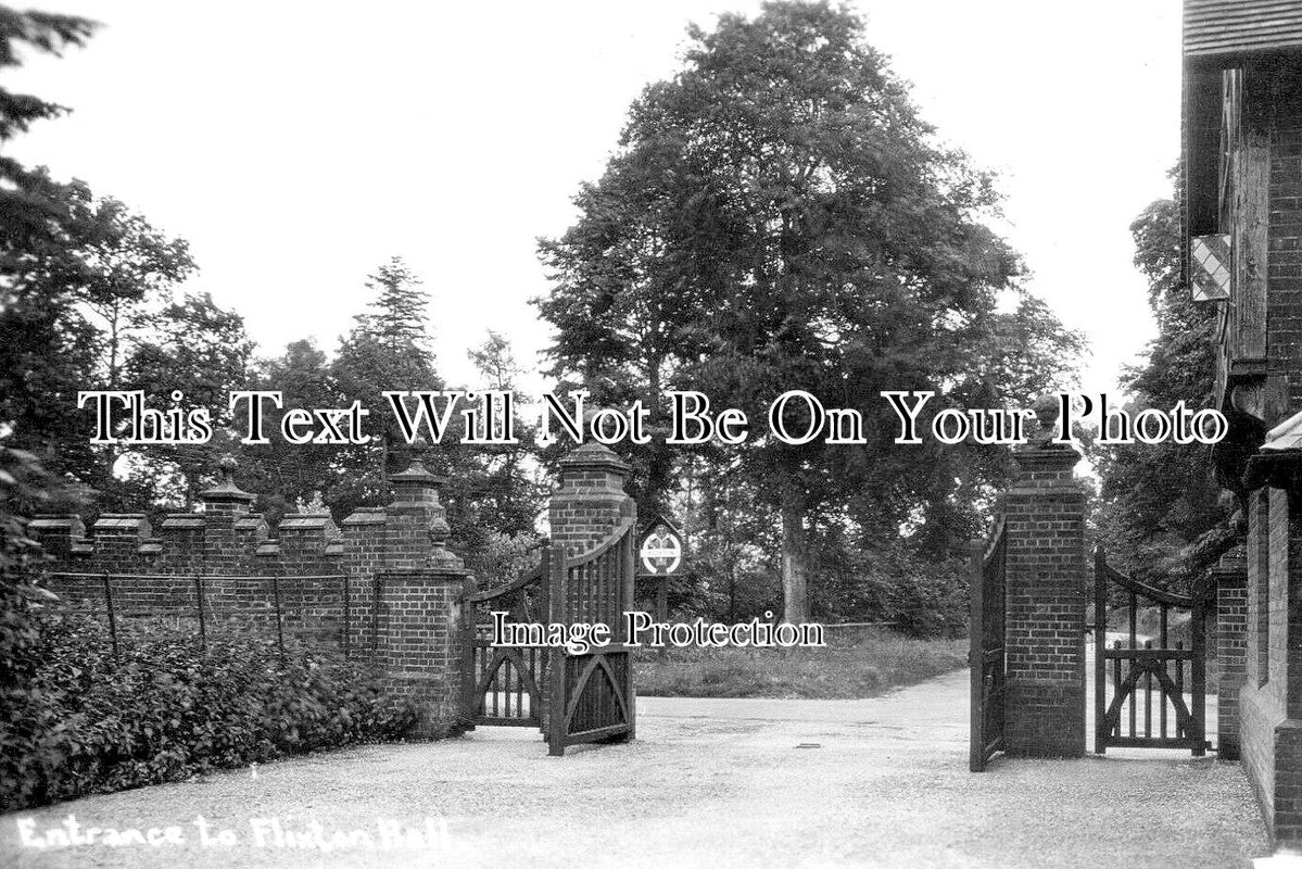 NF 4026 - Entrance To Flixton Hall, Norfolk c1920