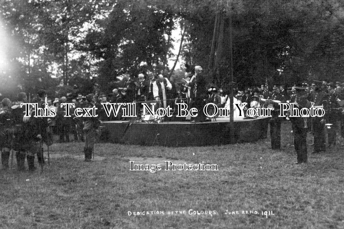 NF 4031 - Dedication Of The Colours, Thetford, Norfolk 1911