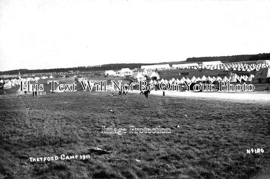 NF 4033 - Thetford Military Camp, Norfolk 1911