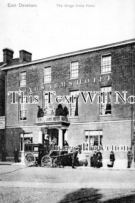 NF 4044 - The Kings Arms Hotel, East Dereham, Norfolk
