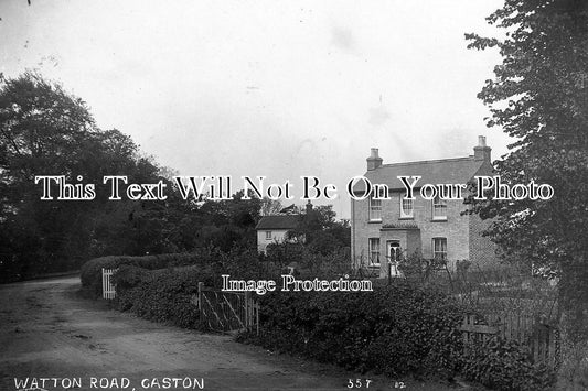NF 408 - Watton Road, Caston, Norfolk c1923