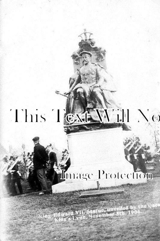 NF 4102 - Unveiling King Edward VII Statue, Kings Lynn, Norfolk 1906