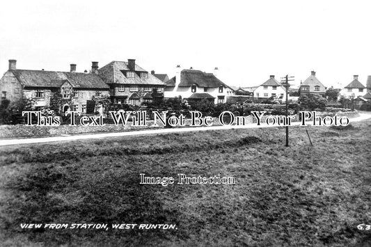 NF 4106 - View From West Runton Railway Station, Norfolk