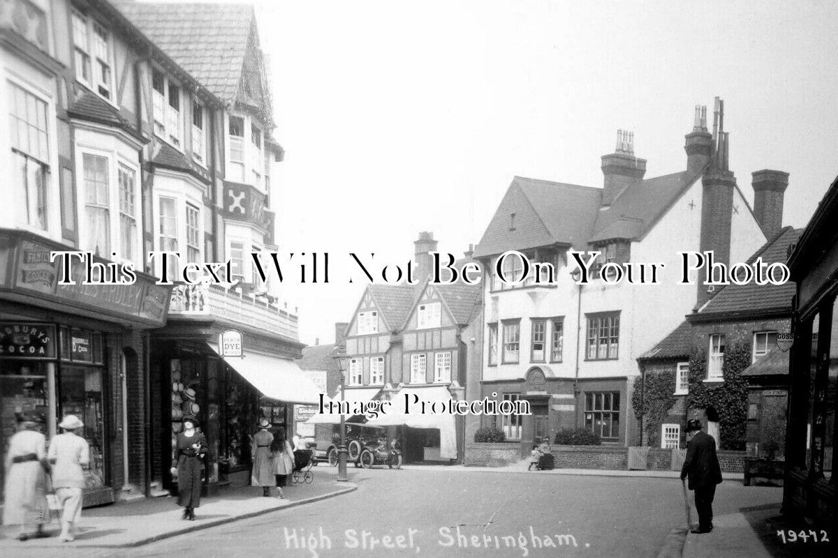 NF 4107 - High Street, Sheringham, Norfolk c1920