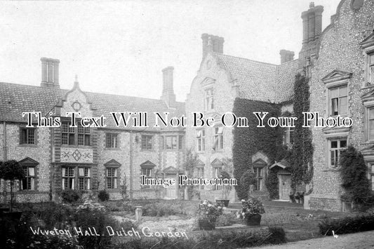 NF 4119 - Dutch Garden, Wiveton Hall, Norfolk
