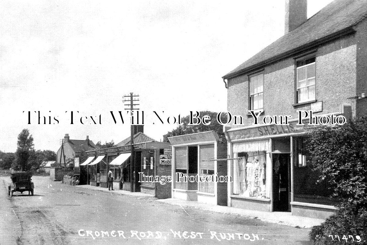 NF 4130 - Cromer Road, West Runton, Norfolk c1920