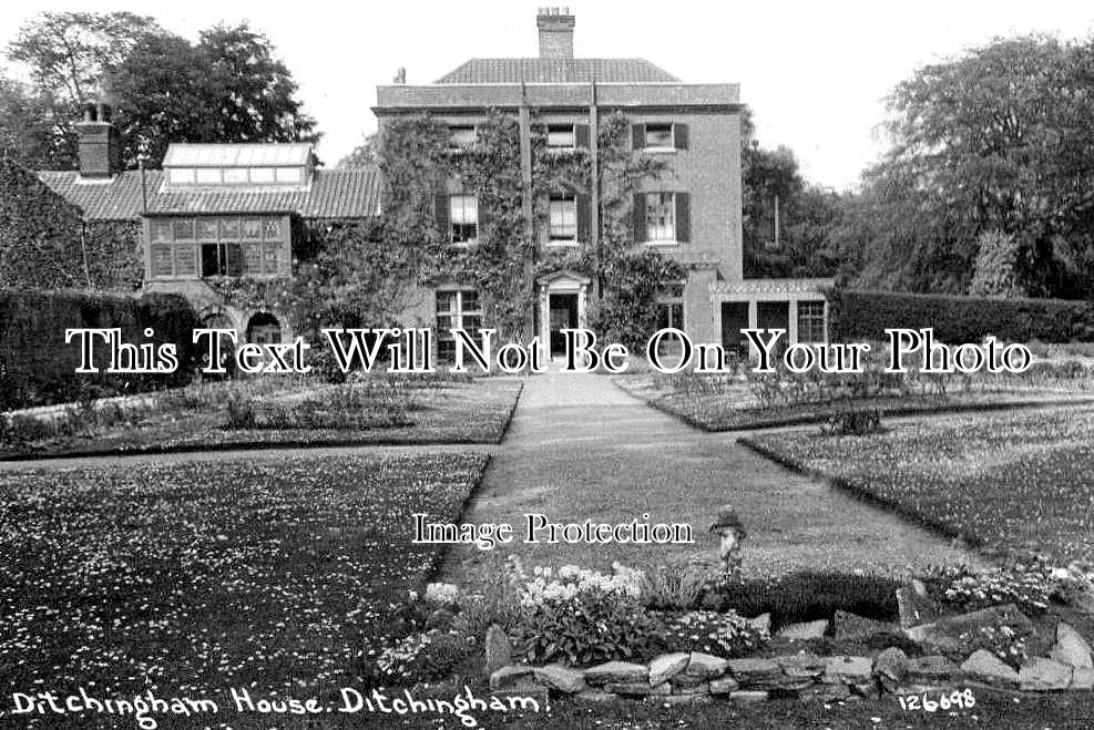 Ditchingham NF 4132 - Ditchingham House, Ditchingham, Norfolk – JB Archive
