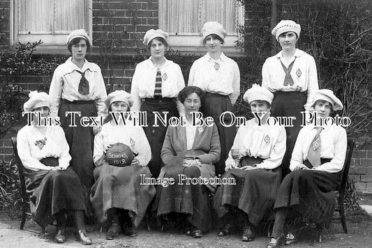 NF 4146 - Diocesan Training College Netball Team, Norwich, Norfolk 1919