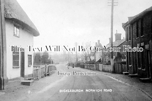 NF 4155 - Norwich Road, Dickleburgh, Norfolk c1916