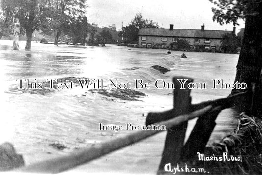 NF 4166 - Mashs Row Floods, Aylsham, Norfolk 1912