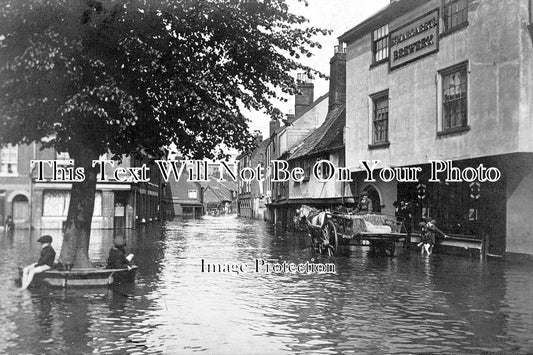 NF 4283 - The Great Flood, Norwich, Norfolk 1912