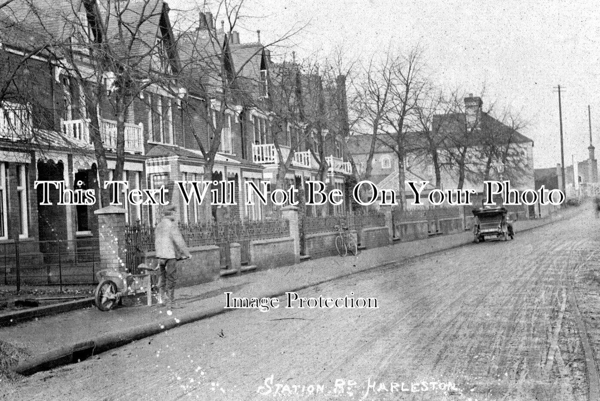 NF 4310 - Station Road, Harleston, Norfolk c1912
