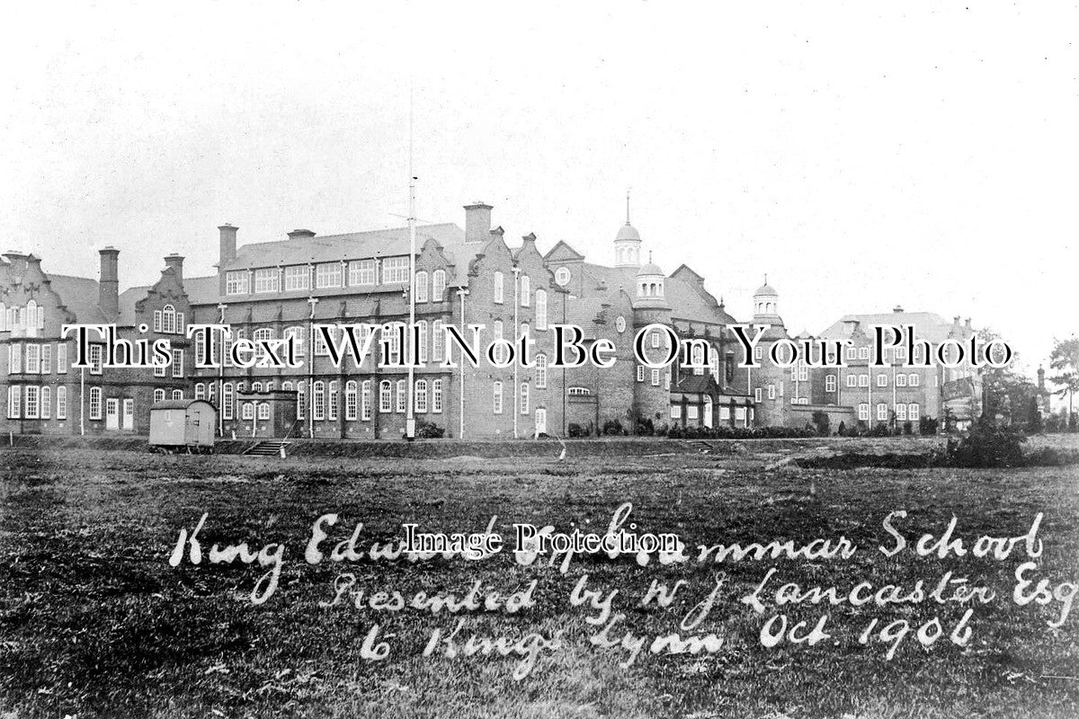 NF 4344 - King Edward Grammar School, Kings Lynn, Norfolk c1906