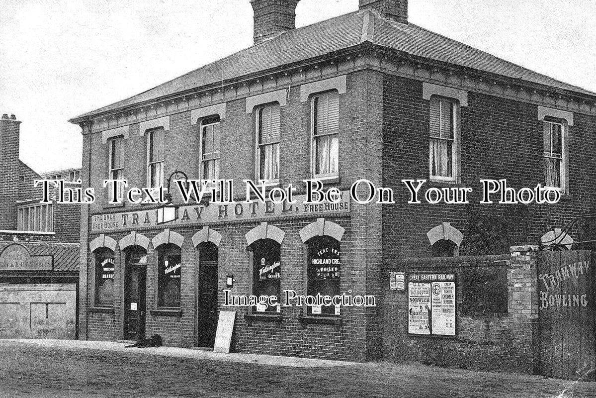 NF 4345 - Tramway Hotel, Gorleston, Great Yarmouth, Norfolk c1908