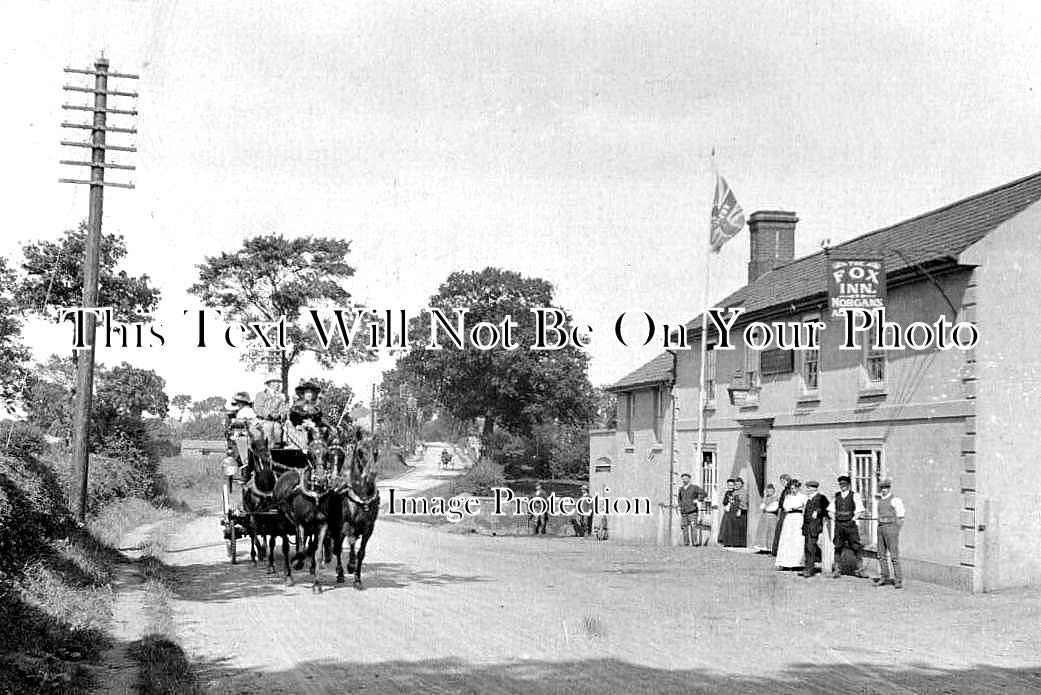 NF 4418 - The Fox Inn Pub, Hevingham, Norfolk c1909 – JB Archive
