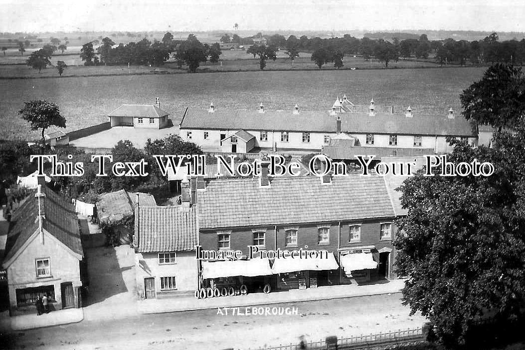 NF 4428 - Attleborough, Norfolk c1910