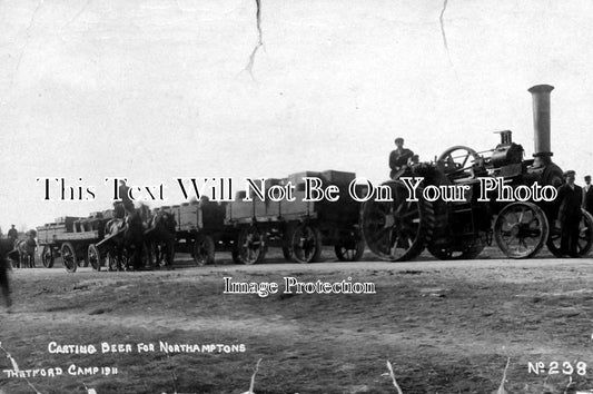 NF 443 - Carting Beer for Northamptons, Thetford Camp, Norfolk 1917