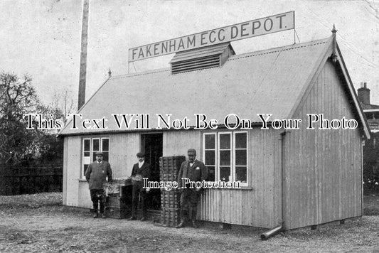 NF 445 - Fakenham Egg Depot, Norfolk c1907