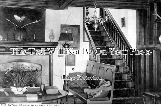 NF 446 - The Entrance Hall, Blakeney Rectory, Norfolk