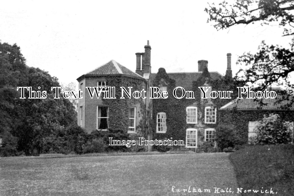 NF 4560 - Earlham Hall, Norwich, Norfolk c1907