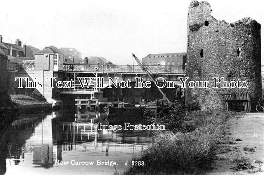 NF 4568 - New Carrow Bridge, Norwich, Norfolk c1912
