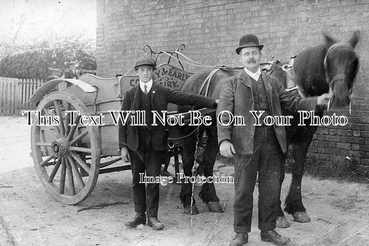 NF 497 - Colney & Earlham Dairy Cart, Norfolk