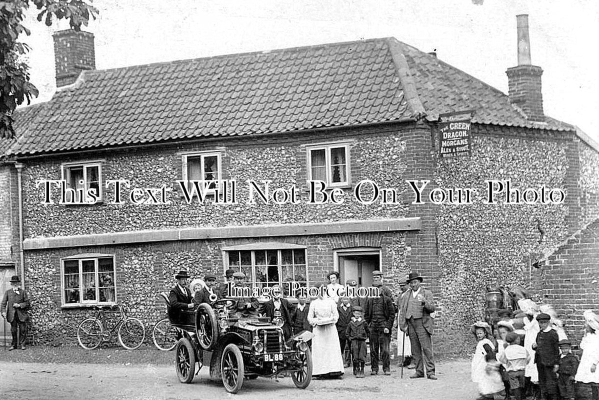 NF 50 - The Green Dragon, Litcham, Norfolk c1906