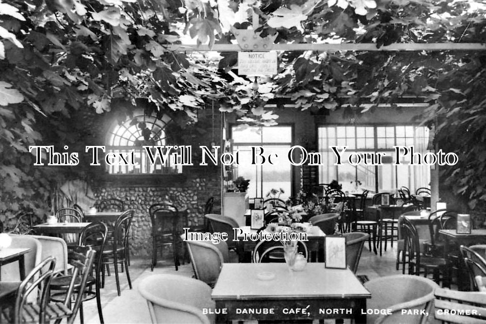 NF 512 - Blue Danube Cafe, North Lodge Park, Cromer, Norfolk