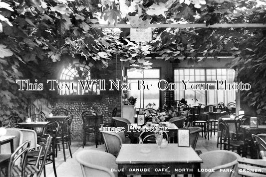 NF 512 - Blue Danube Cafe, North Lodge Park, Cromer, Norfolk