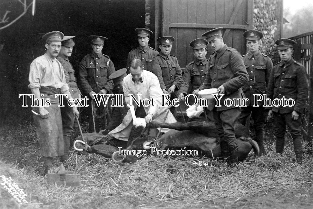 NF 517 - 2-1st Derbyshire Imperial Yeomanry, East Dereham, Norfolk 1916