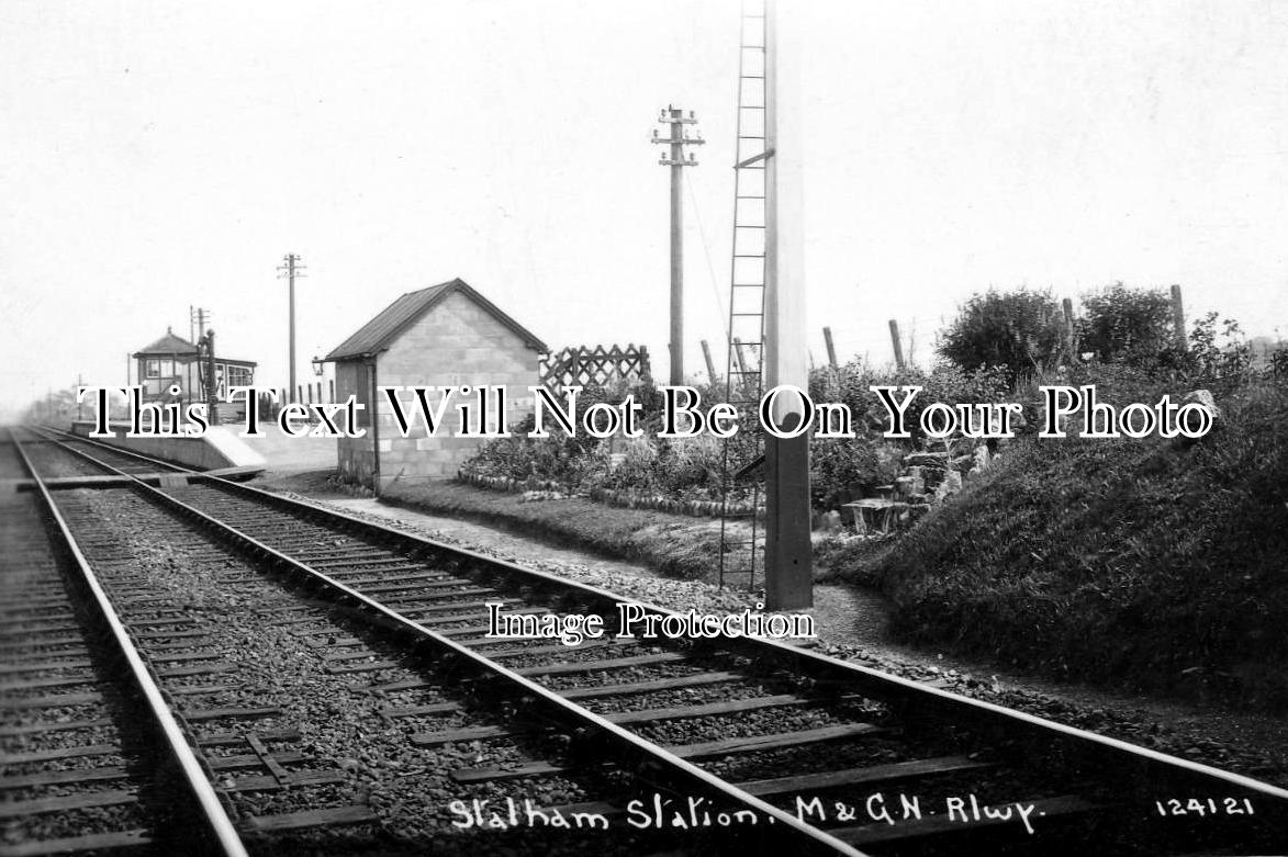 NF 532 - Stalham Railway Station, Norfolk c1920