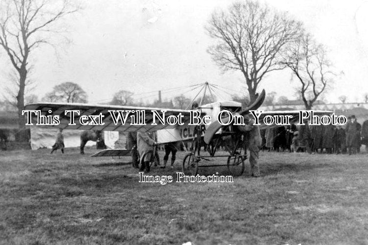 NF 533 - Aviation, Airplane At Hethersett, Norfolk c1913